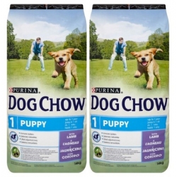 PURINA DOG CHOW PUPPY LAMB Jagnięcina 2x14kg + GRATIS
